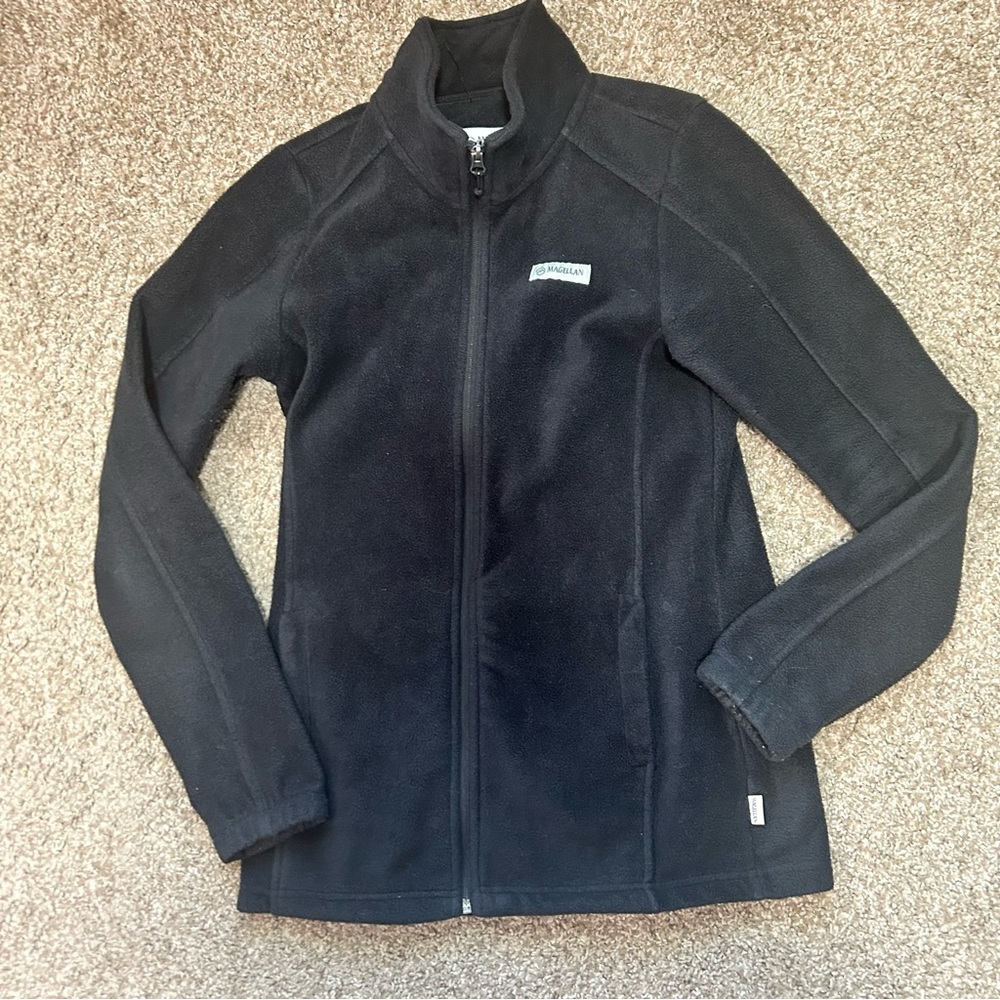 Magellan Outdoors Black Fleece Jacket